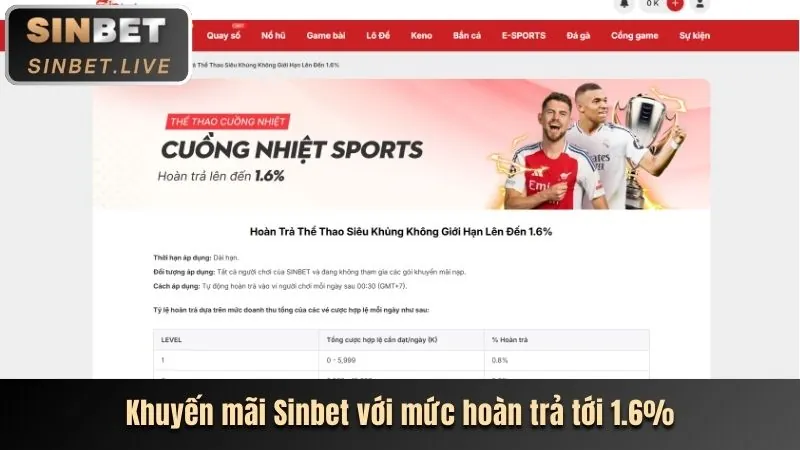 Khuyến Mãi Độc Quyền Cho Cá Cược Thể Thao tại 95vn